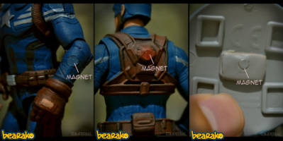 Stealth Suit Captain America (v2) (Marvel Universe) Custom Action Figure