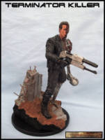 T-800, Terminator Killer (Terminator) Custom Diorama / Playset