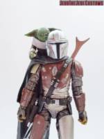 The Child (Baby Yoda) (Star Wars) Custom Action Figure [Baby Yoda custom action figure piggy back ride]