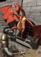 Nafaalilargus (Skyrim) Custom Action Figure [A nice chat with a dragon]
