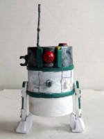 KV-1N "Kevin" - Astromech Droid (Star Wars) Custom Action Figure [Rear View]
