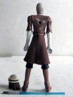 Rolas Minilon - Utaupan Jedi - Tatooine Expeditionary Force (Star Wars) Custom Action Figure [Rear View]
