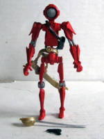Red Jax - Pirate Droid (Star Wars) Custom Action Figure