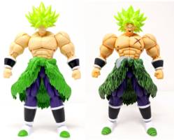Dragonball Super Broly (Dragonball Z) Custom Action Figure [Before and After]