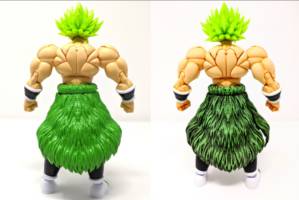 Dragonball Super Broly (Dragonball Z) Custom Action Figure [Back Shot]