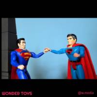 Crisis on infinite earths Supermen (Superman) Custom Action Figure [Battle royal]