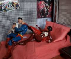 Superman (DC Icons) Custom Action Figure [Hee hee! She smells MY cat!]