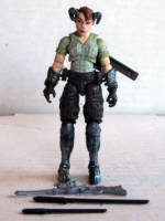 Dineera – Tiefling Bounty Hunter – A Star Wars/Dungeons & Dragons Mashup (Dungeons and Dragons) Custom Action Figure [Front View]