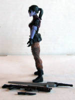 Nela San – Mirilan Bounty Hunter (Star Wars) Custom Action Figure [Left View]