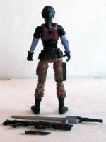 Nela San – Mirilan Bounty Hunter (Star Wars) Custom Action Figure [Rear View]