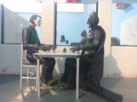 Batman  the  dark knight (Batman - Legends of the Dark Knight) Custom Diorama / Playset