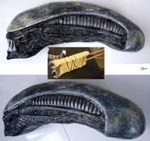 Alien Xenomorph Head - scratch-built (Aliens) Custom Statue / Bust