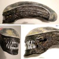 Alien Xenomorph Head - scratch-built (Aliens) Custom Statue / Bust