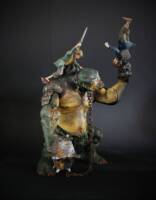 Cave Troll, repainted and customized, toybiz (Lord of the Rings) Custom Action Figure