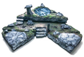 Custom Diorama Sanctuary of Eden 1:18 (Marvel Universe) Custom Diorama / Playset