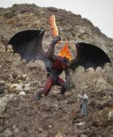 Balrog vs Gandalf, Neca figure, outdoor photo shoot. Fight on Caradras. (Lord of the Rings) Custom Action Figure