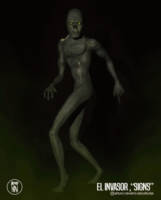 Alien Invasor (Signs) Custom Statue / Bust