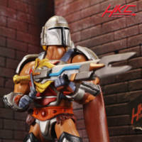 He-Mando (The Mandalorian/ He-Man crossover action figure) MOTU Classics (Masters of the Universe) Custom Action Figure