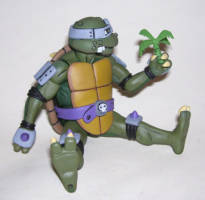 Slash (NECA '87 Cartoon Style) (Teenage Mutant Ninja Turtles) Custom Action Figure [Contented Demented Turtle]