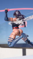 Psylocke (Capcom inspired request) (Marvel Legends) Custom Action Figure