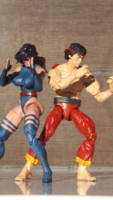 Psylocke (Capcom inspired request) (Marvel Legends) Custom Action Figure