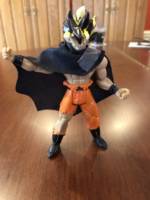 Super Saiyan Goku Mixed Breed Black w/ Cape (Dragonball Z) Custom Action Figure