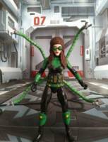 Dr. Olivia Octavius  (Dr. Octopus, Spiderman - Into The Spiderverse) (Marvel Legends) Custom Action Figure