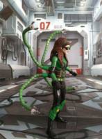 Dr. Olivia Octavius  (Dr. Octopus, Spiderman - Into The Spiderverse) (Marvel Legends) Custom Action Figure