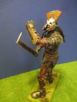 Uruk-Hai banner carrier, custom of the urk crossbow figure by toybiz (Lord of the Rings) Custom Action Figure