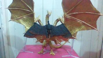 S.H. Monsterarts Gold King Ghidorah 2019 (Godzilla) Custom Action Figure