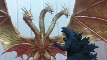 S.H. Monsterarts Gold King Ghidorah 2019 (Godzilla) Custom Action Figure