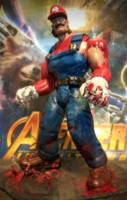 Super Mario (Hulked out) (Super Mario Bros) Custom Statue / Bust