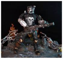 Punisher Mandalorian (Star Wars) Custom Action Figure