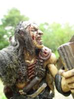 Sharku, warg rider into foot soldier, custom of the toybiz figure (Lord of the Rings) Custom Action Figure