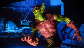 Toy Biz Sinister 6 Green Goblin eyes touch up V1 (Spider-Man) Custom Action Figure