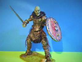 Orc spearman, custom of a kitbash figure by toybiz. (Lord of the Rings) Custom Action Figure