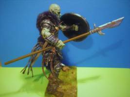 Orc spearman, custom of a kitbash figure by toybiz. (Lord of the Rings) Custom Action Figure