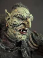Orc drummer boy, custom of the dungeon master figure by toybiz. (Lord of the Rings) Custom Action Figure