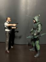 Quentin Lance Arrow Arrowverse Figure (DC Icons) Custom Action Figure [Quentin Lance Figure vs The Hood.]