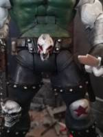 Lobo >>the main man<< (DC Universe) Custom Action Figure [Close Up for details.]