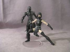 Female Noob Saibot (Mortal Kombat) Custom Action Figure