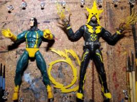 Electro (Marvel Legends) Custom Action Figure [Where my borrowed parts came from.]