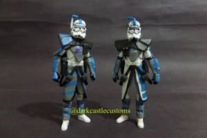 Fives & Echo Arc Troopers (Star Wars Clone Wars) Custom Action Figure