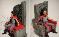 Tetsuo Shima on throne (Akira) (Akira) Custom Diorama / Playset