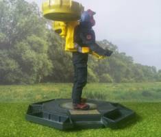 One 12th Scale  Helicopter Back Pack (G.I. Joe) Custom Vehicle [SIDE]