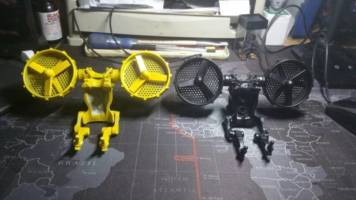 One 12th Scale  Helicopter Back Pack (G.I. Joe) Custom Vehicle [WIP build]
