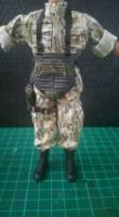 One 12 U.S.C.M. Colonial Marine (Aliens) Custom Action Figure [Ab Plate goes on First]