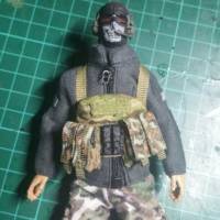One 12th Scale GHOST of Task Force 141 (Modern Warfare 2) Custom Action Figure