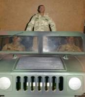 One 12th Scale M1025 HMMWV HUMMER HUMVEE (Modern Warfare) Custom Vehicle [Five man Team]
