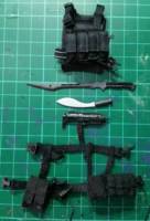 One 12th Scale. Tactical CLOTH equipment. Custom Made. (Modern Warfare) Custom Other [GI Joe COMMANDO Snake Eyes]
